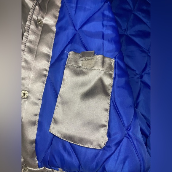 Vintage Starter Dallas Cowboys Tony Romo #9 NFL Satin Bomber Jacket Men Size XL - Picture 9 of 12